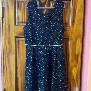 Gorgeous black/silver formal dress